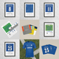 Chelsea Premier League Legends Football Coasters - Set of 4 - Man of The Match Football