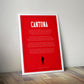 Eric Cantona Manchester United Poem Print - Man of The Match Football