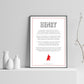 Thierry Henry Arsenal Poem Print - Man of The Match Football