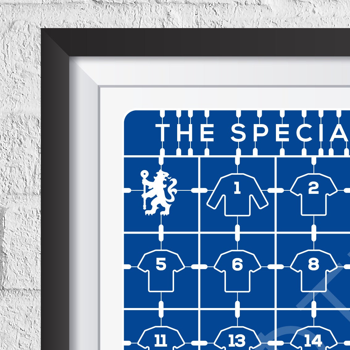 Chelsea 'The Special Ones' 2004/2005 Print - Man of The Match Football