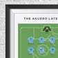 Manchester City vs QPR 2012 Premier League Print - Man of The Match Football