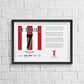 Matt Le Tissier Southampton Stats & Poem Print - Man of The Match Football